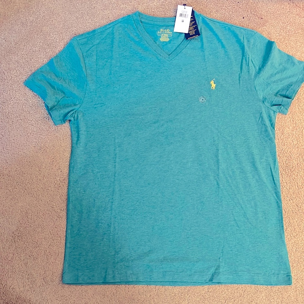 Turquoise Polo Shirt, New with tag ,Size M for Men